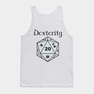 Dexterity Stat D20 Tank Top